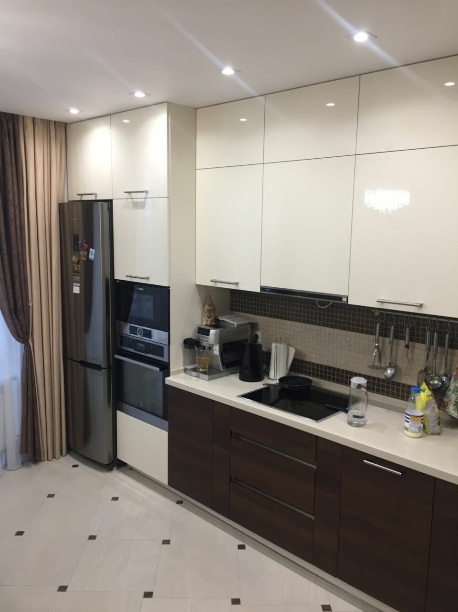 Кухонный гарнитур линейный 4 метра