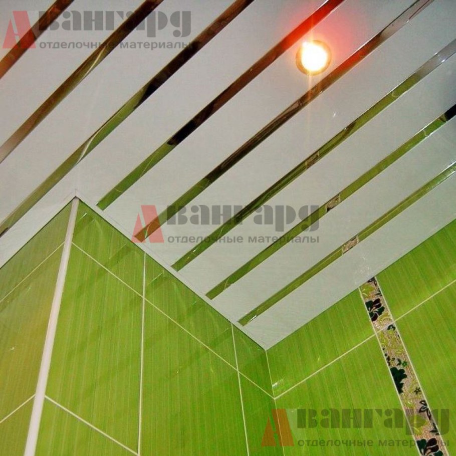 "Реечный алюминиевый потолок " Omega а150