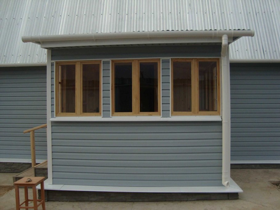 Терраса обшитая сайдингом