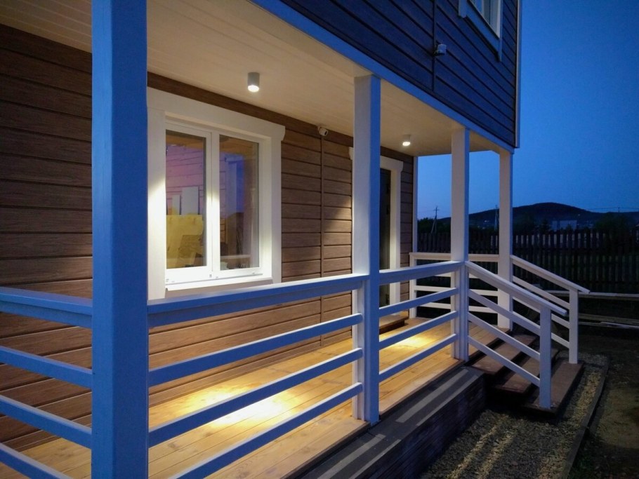 Обшивка террасы снаружи