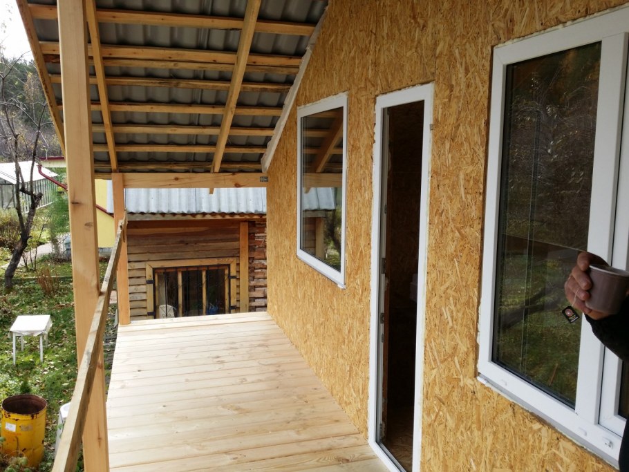 Обшивка веранды