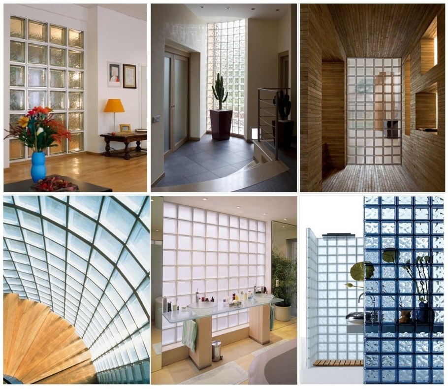 Стеклоблоки Тиффани интерьер