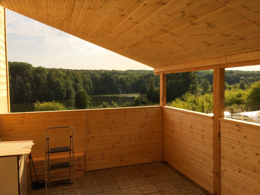 Отделка веранды