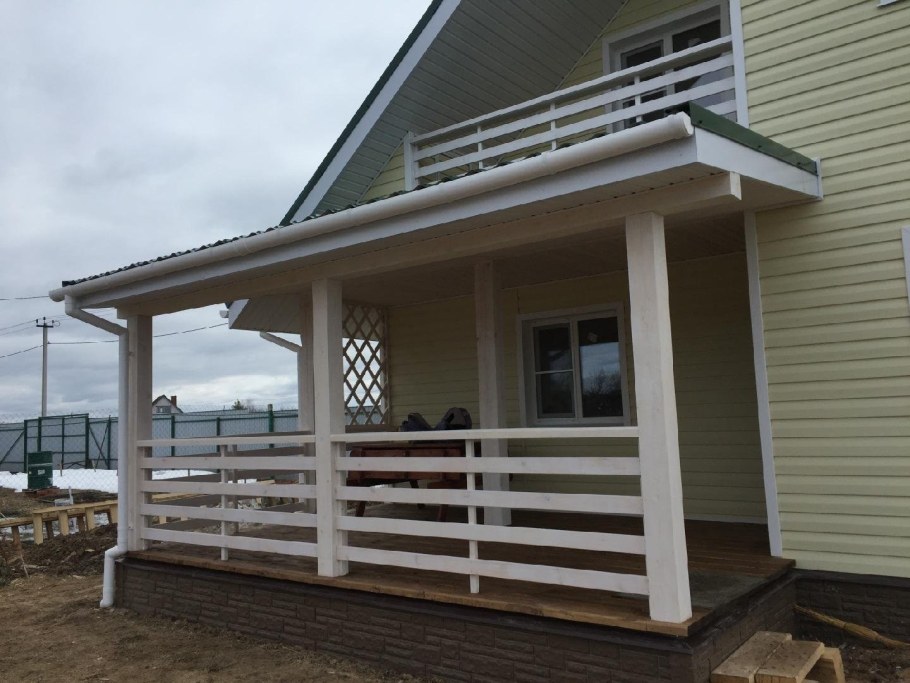 Отделка веранды