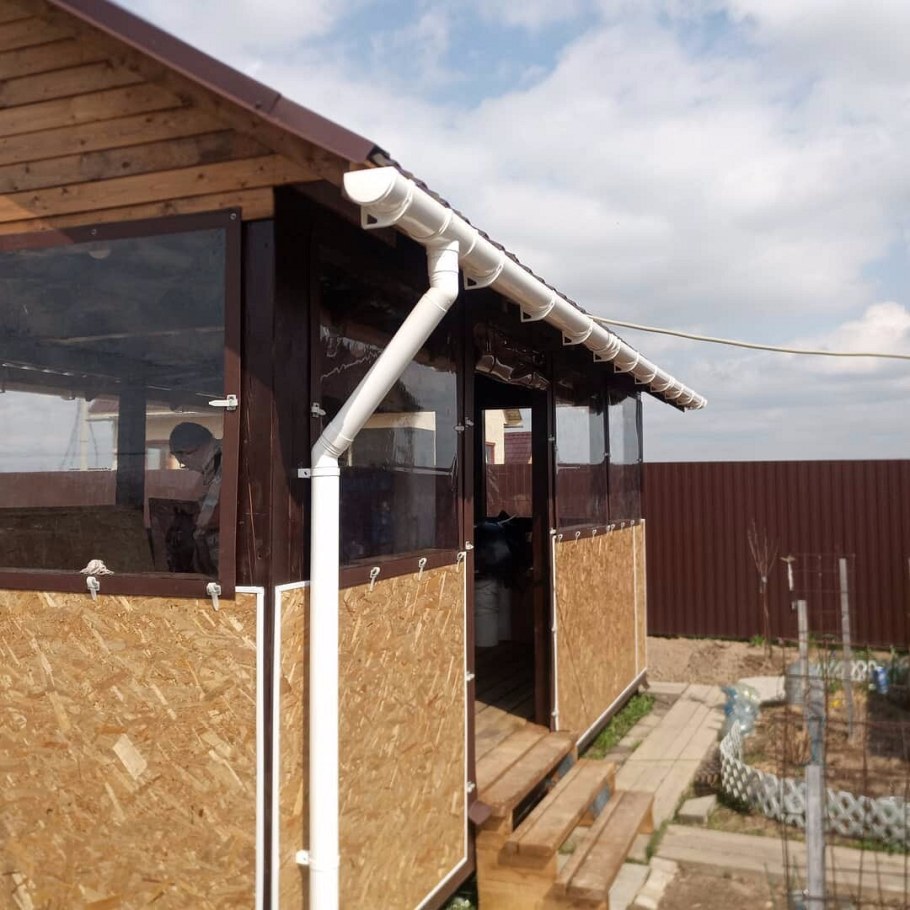 Наружная отделка беседки