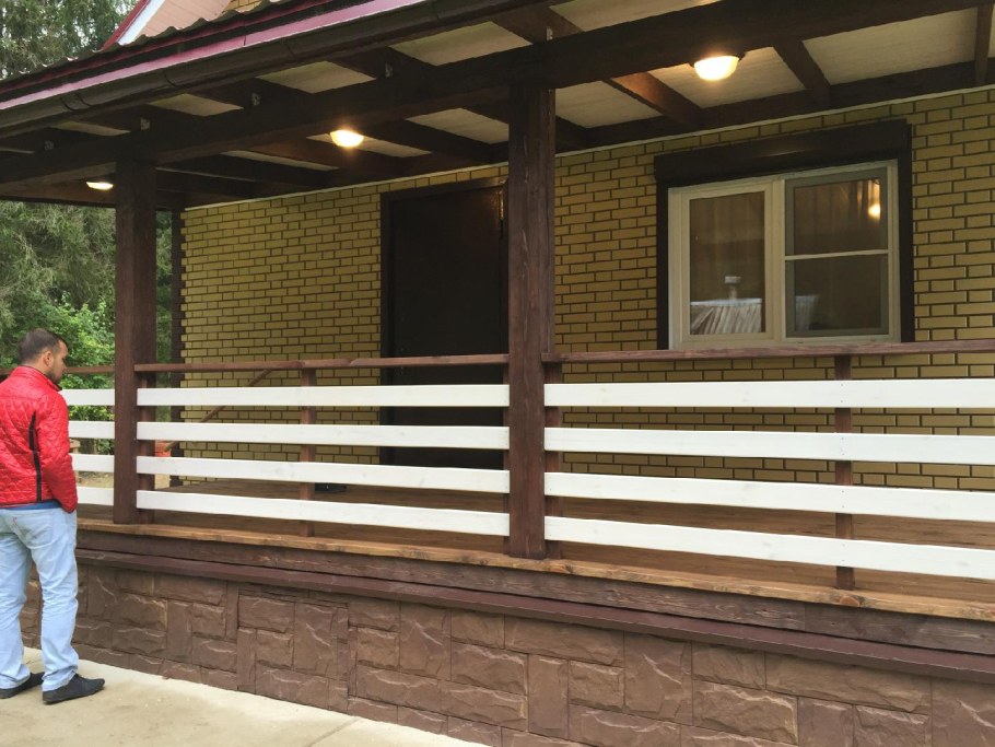 Обшивка террасы снаружи