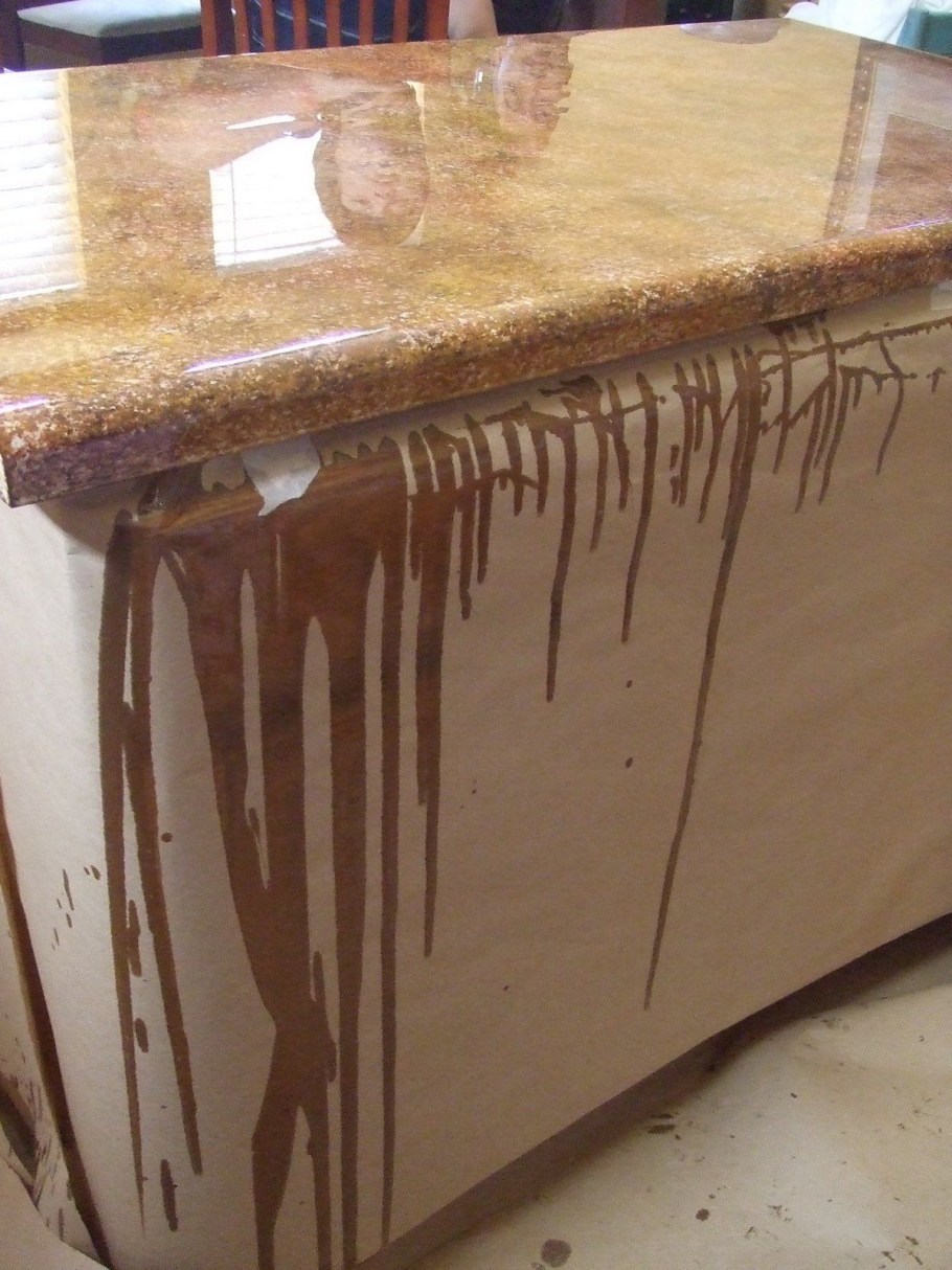 Реставрируем кухонную столешницу ламинируемую