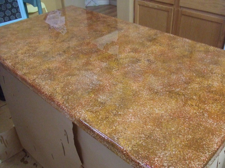 Покраска кухонной столешницы