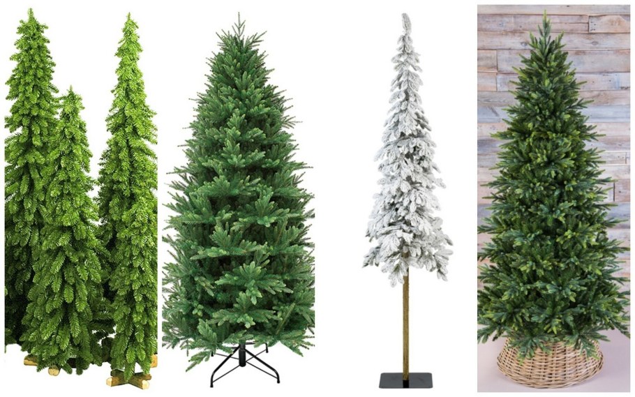 Елка искусственная узкая и высокая