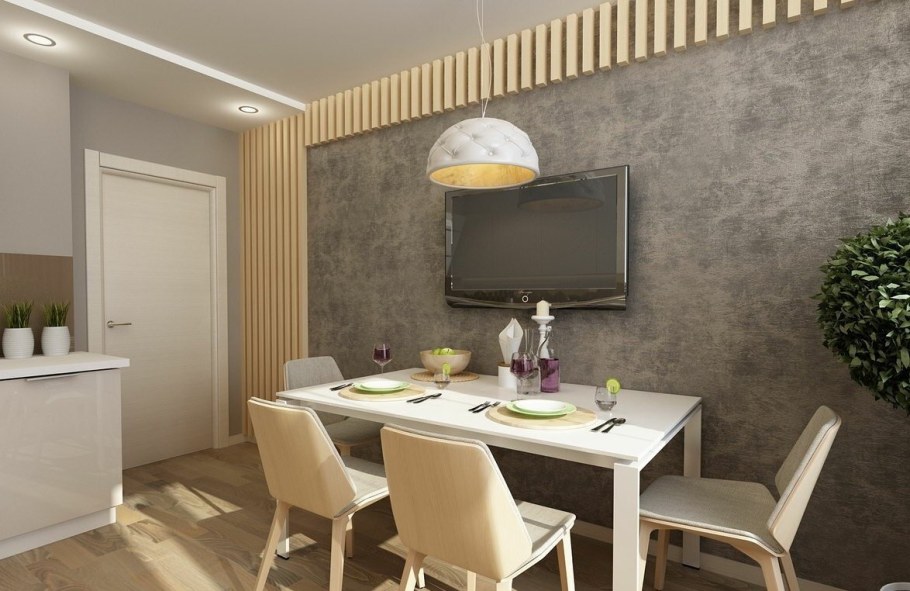 Декоративная штукатурка намкухне