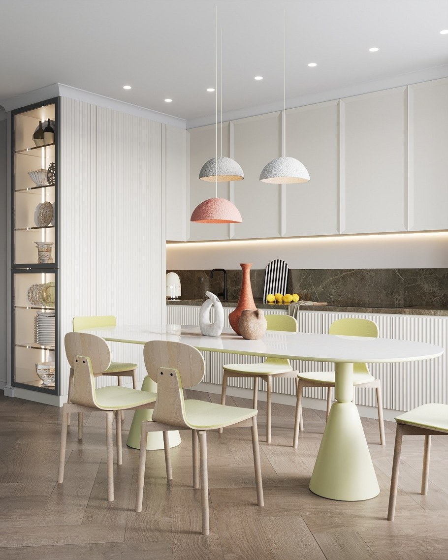 Цвет кухни 2024