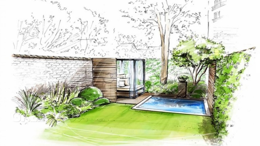 Ландшафт карандашом