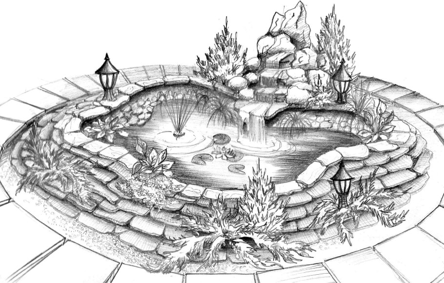 Эскиз ландшафта