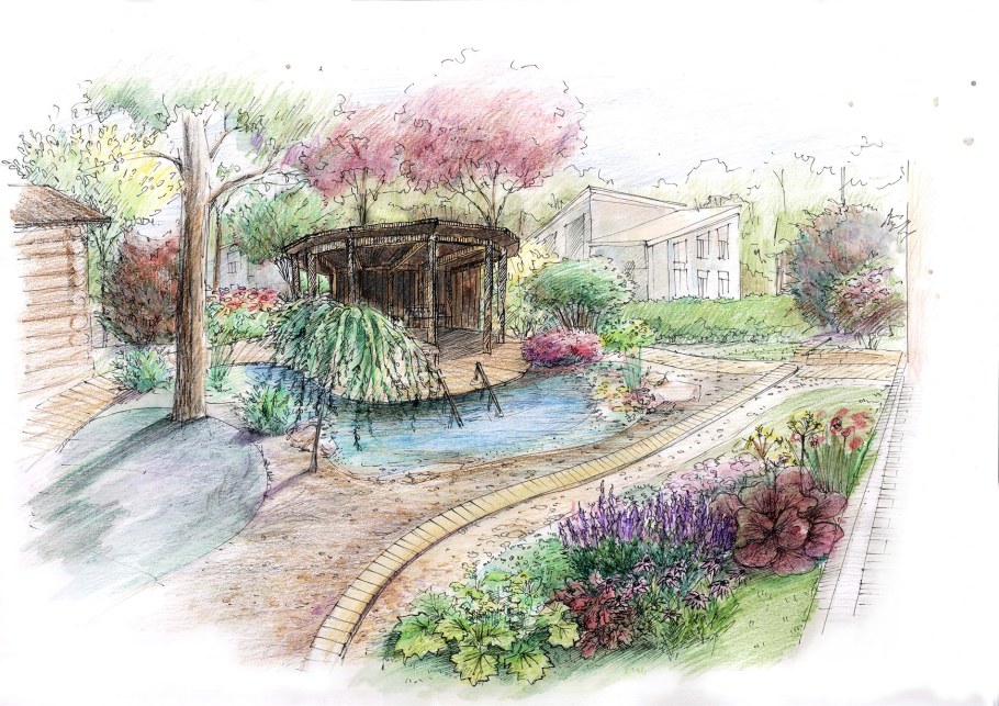 Эскиз приусадебного участка