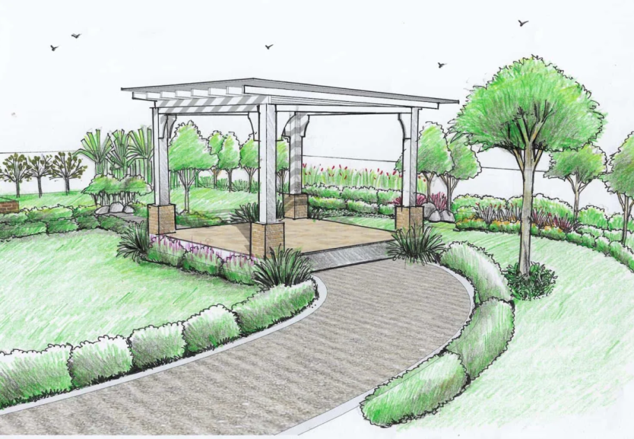 Ландшафт карандашом