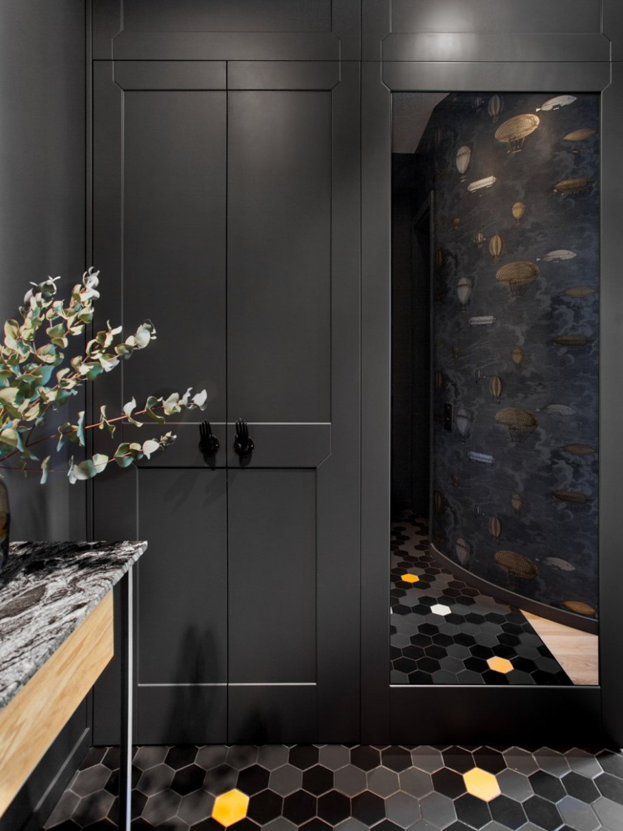 Графитовый серый в интерьере