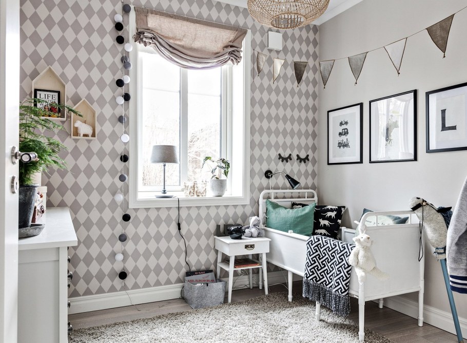 Детская комната в скандинавском стиле