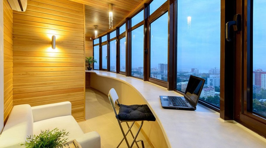 Лоджия в современном стиле