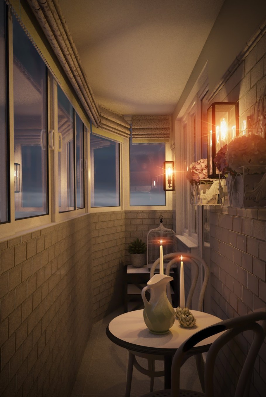 Красивая лоджия