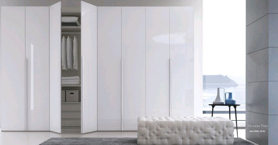 Распашной шкаф Пронто-4-190-240 белый