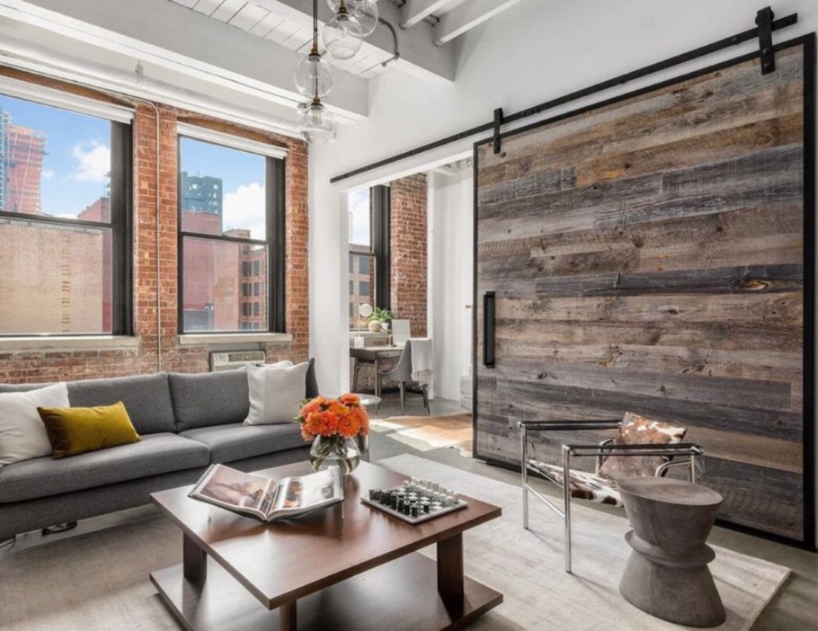 Ламинат в стиле лофт