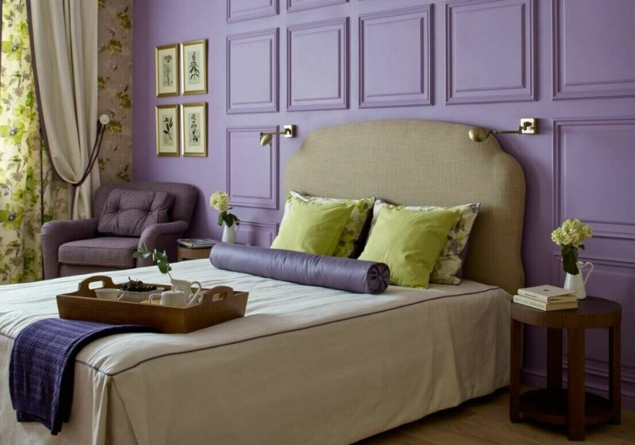 Цветовые сочетания в интерьере спальни