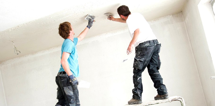 Шпатлевка потолка