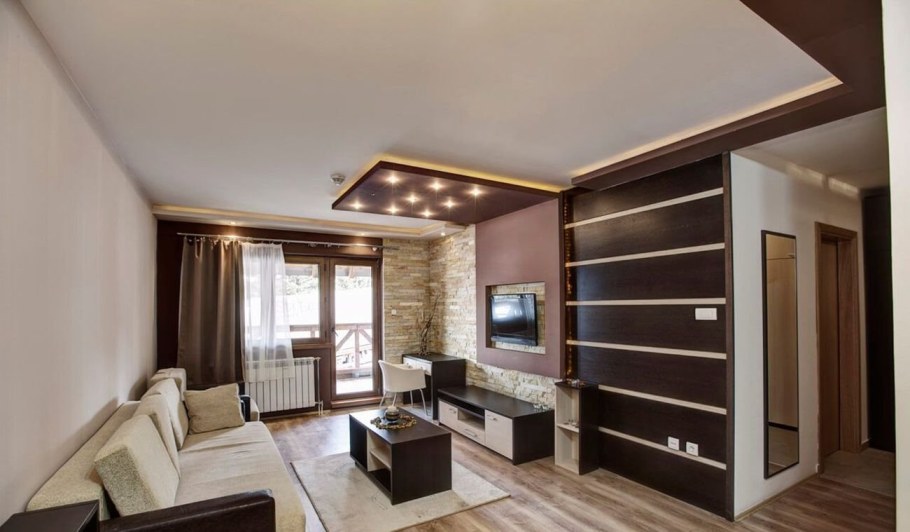 Интерьер в коричневых тонах