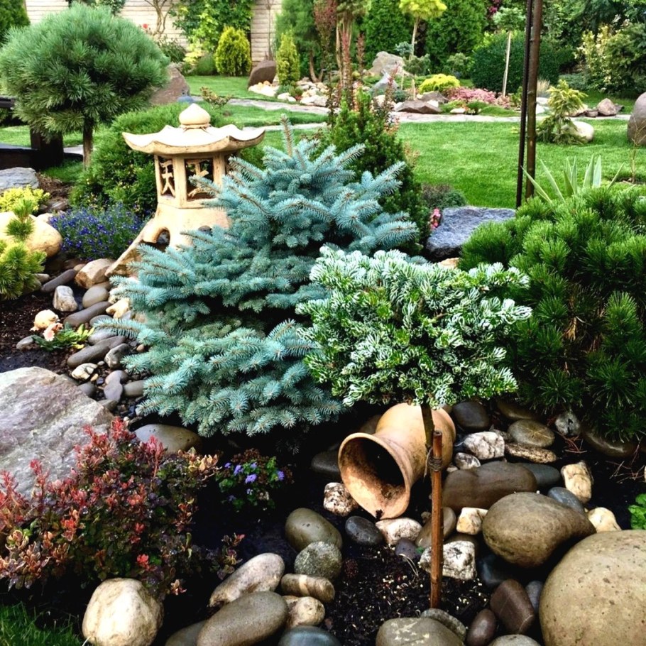 Рокарий с альпийской горкой