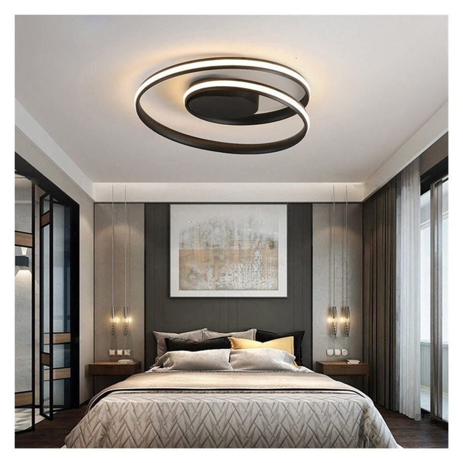 Современные люстры в спальню