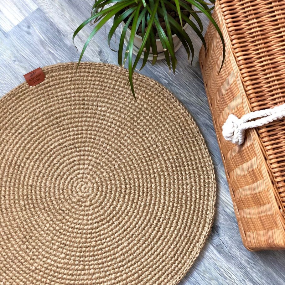 Ковер из джута икеа