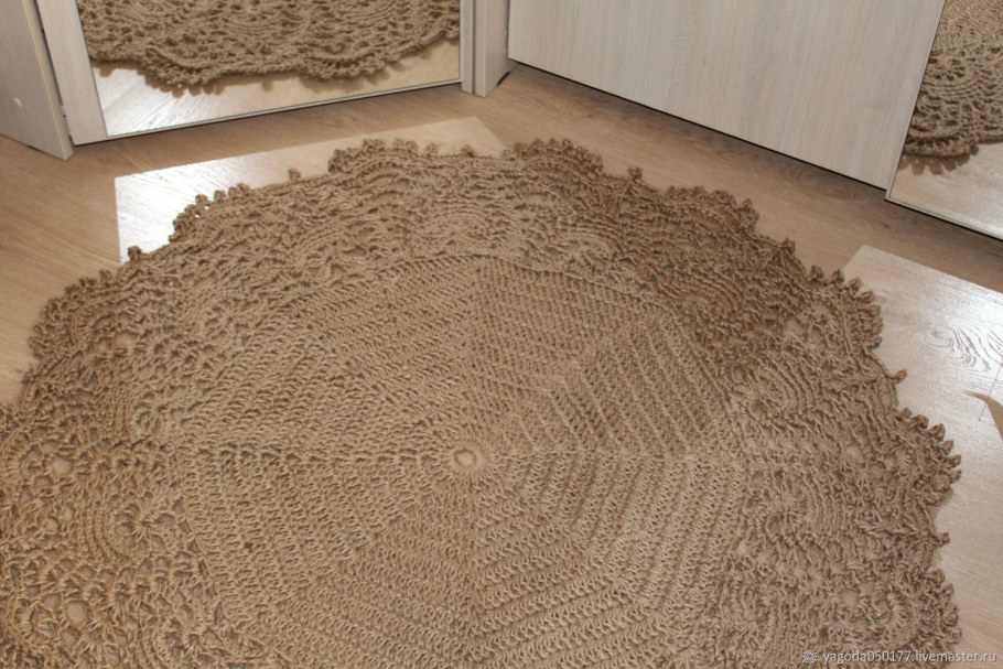 Джутовый коврик икеа