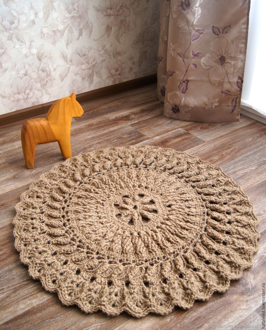Вязаные коврики