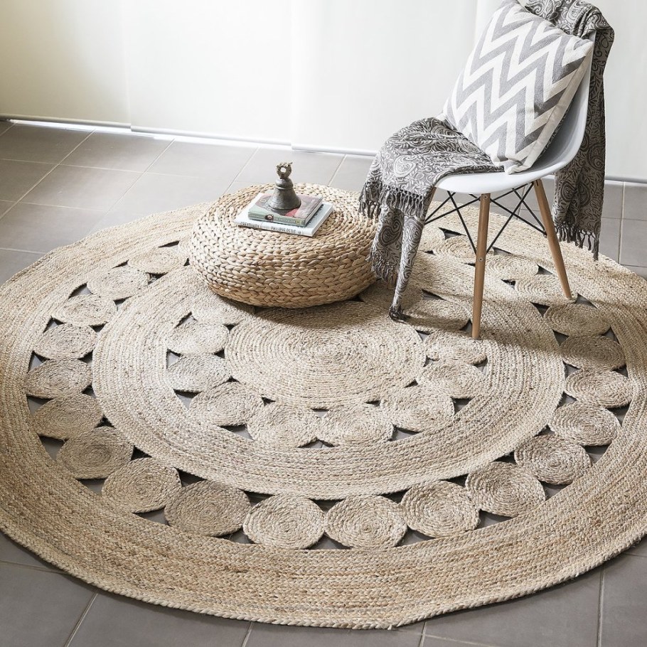 Сканди коврик из джута