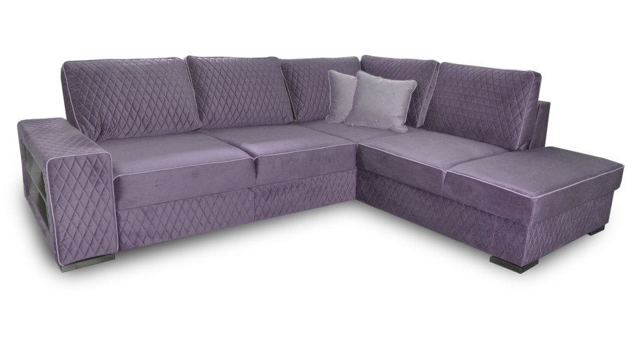 Угловой диван Коннери лиловый