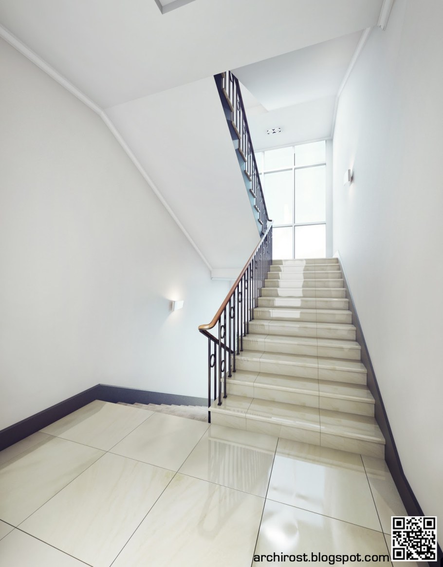 Лестничные марши в подъезде