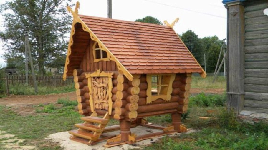 Туалет избушка бабы яги