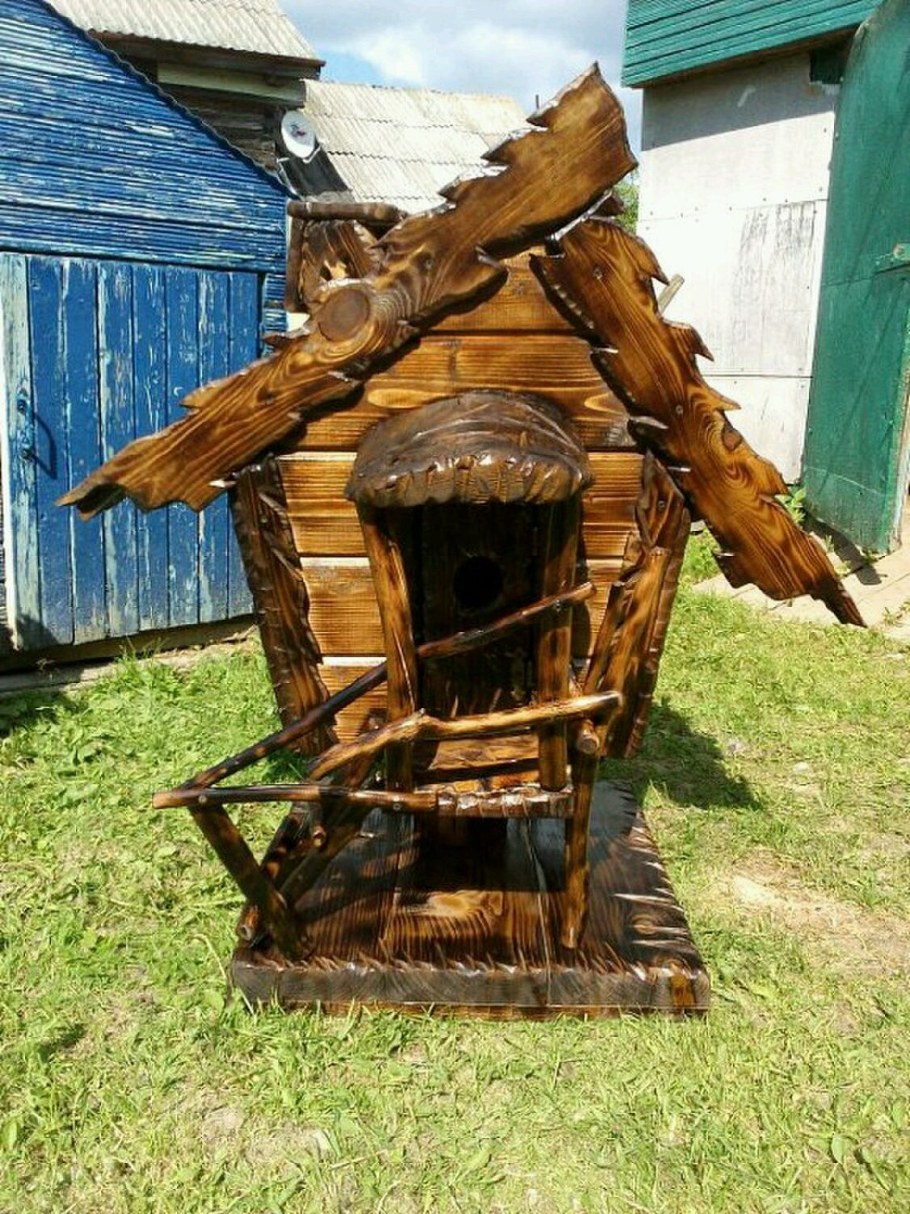 Декоративный домик бабы яги