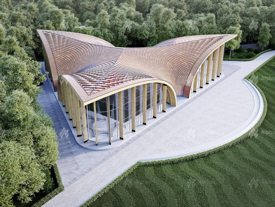 Деревянные большепролетные конструкции Атриум