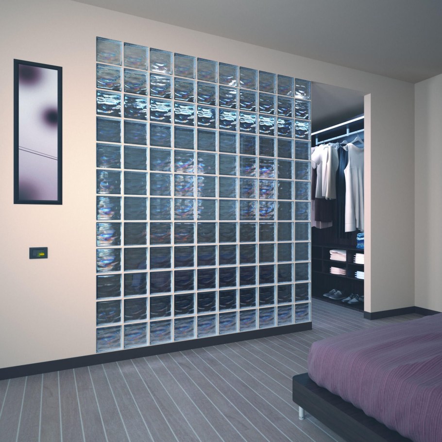 Стеклянные блоки в интерьере