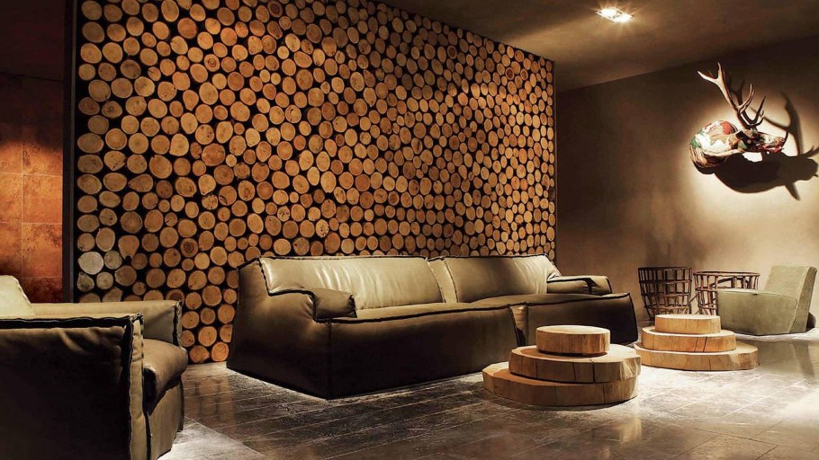 Спилы дерева для декора