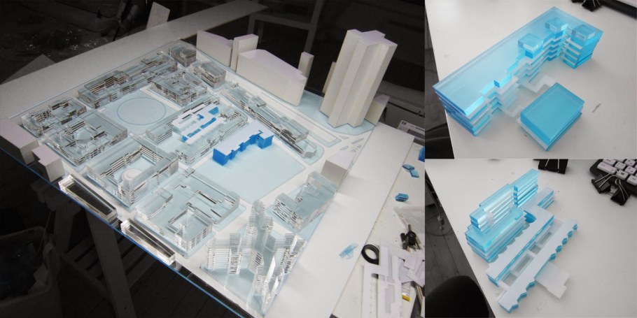 Макет из стекла