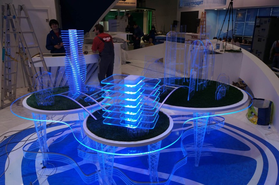 Архитектурные макеты из акрила