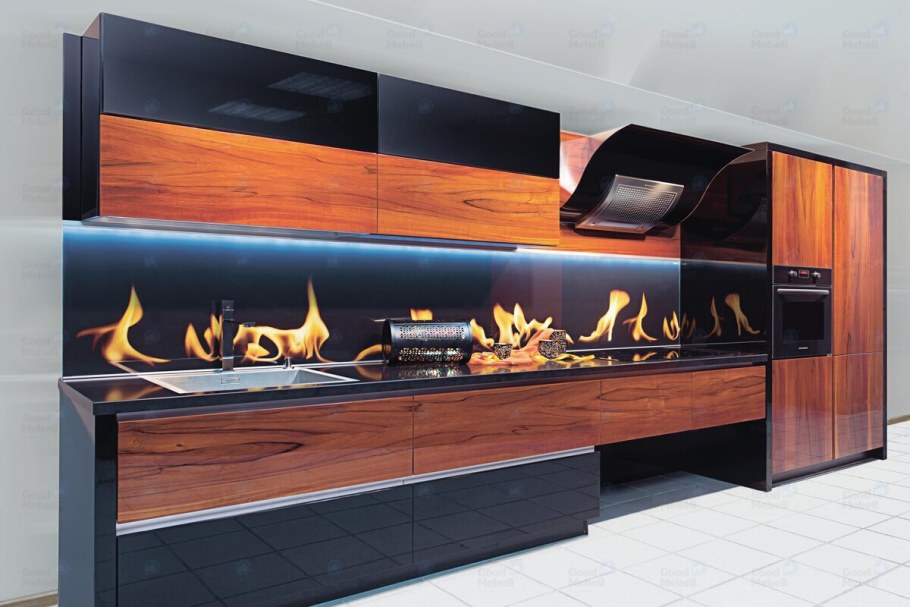 Кухни Бостон шпон Эбен