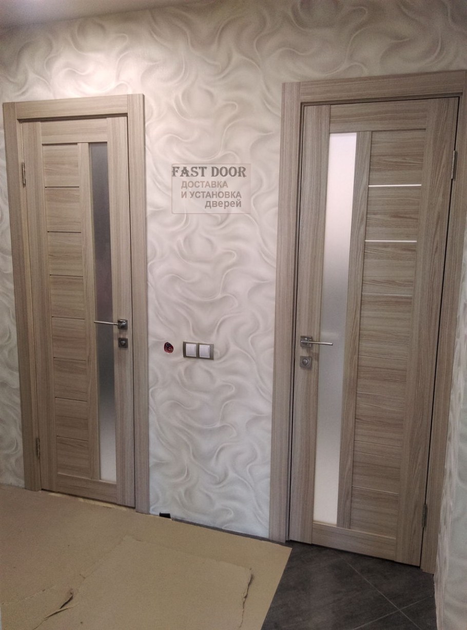 Дверь капучино мелинга Браво в интерьере