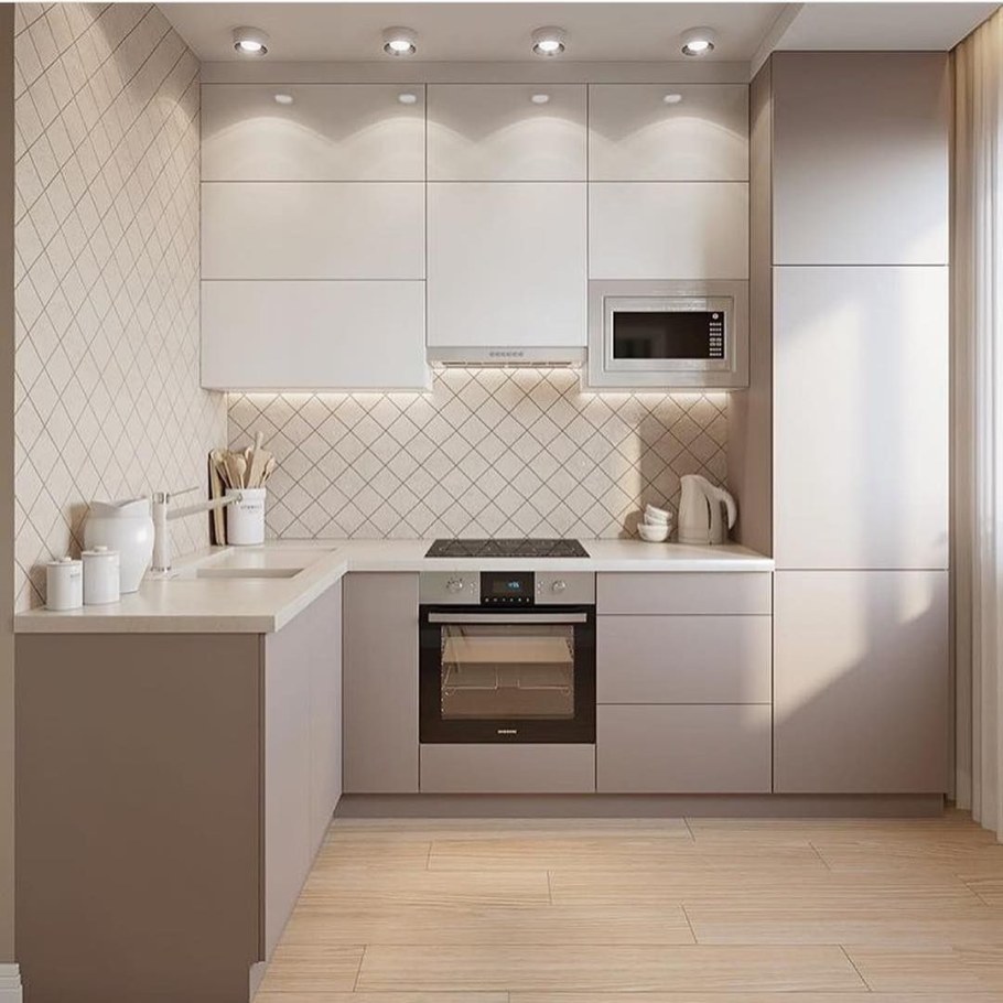 Современная маленькая кухня