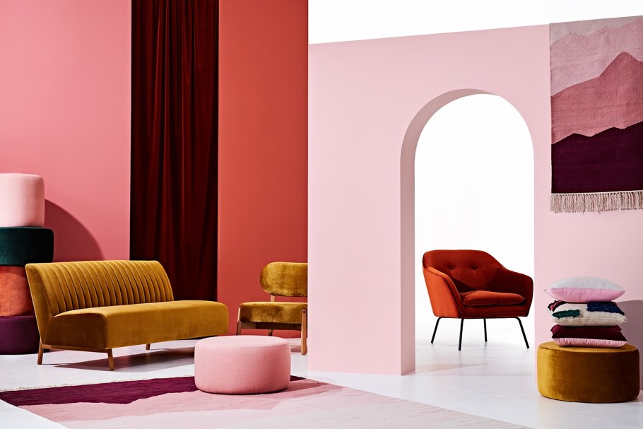 Модные оттенки стен