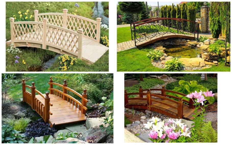 Декоративный мостик для сада
