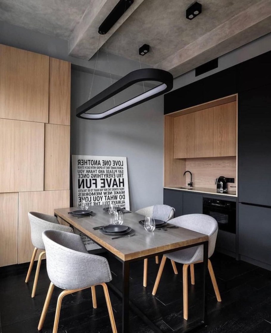 Кухня лофт 5 кв м