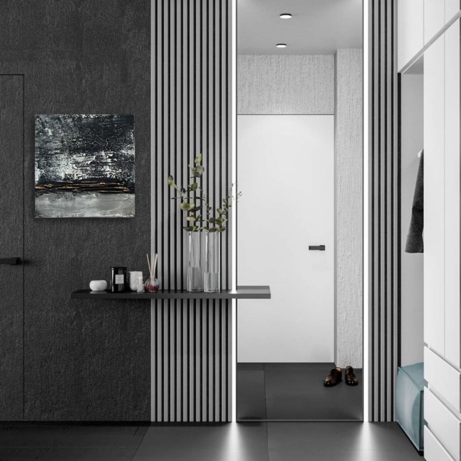 Рейки в интерьере